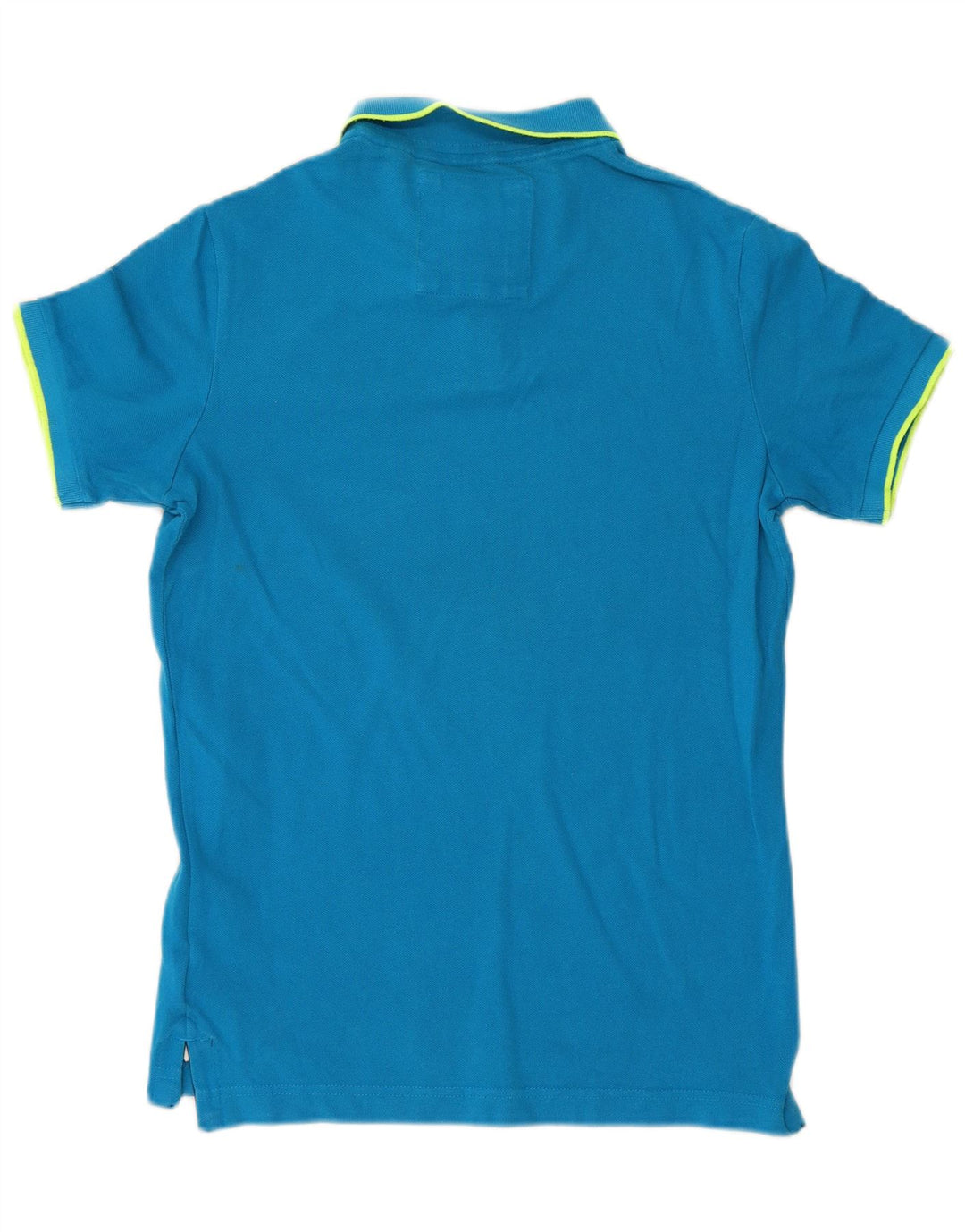 Polo da uomo Superdry in cotone blu medio