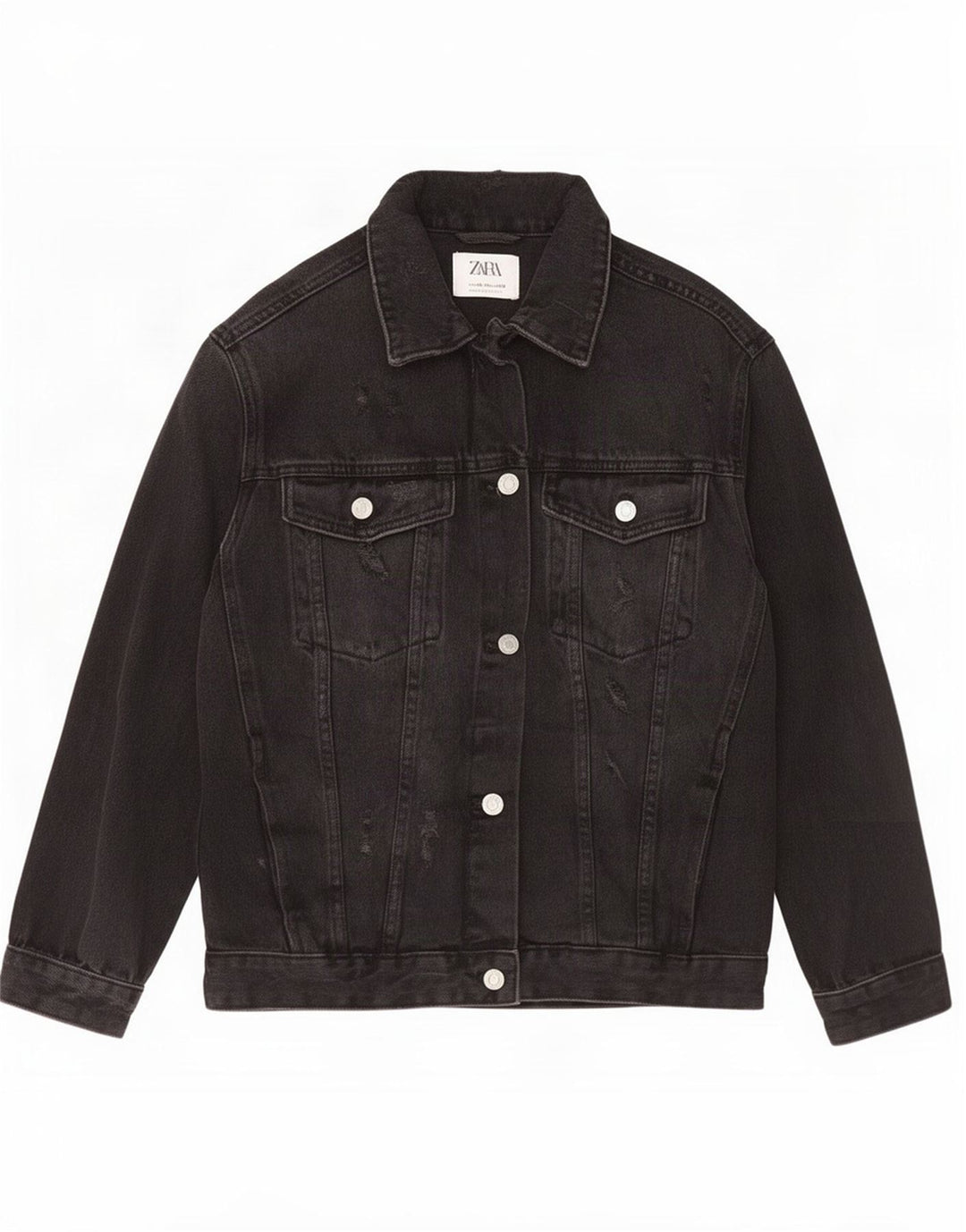 Giacca di jeans per ragazze Zara 13-14 anni Nera