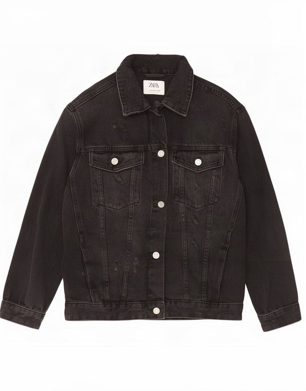 Giacca di jeans per ragazze Zara 13-14 anni Nera