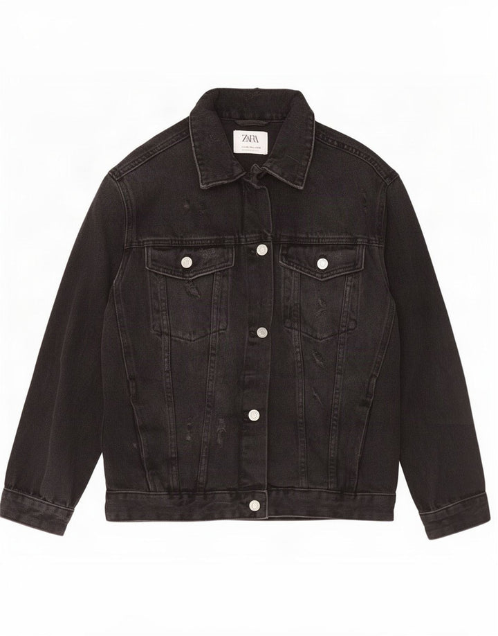 Giacca di jeans per ragazze Zara 13-14 anni Nera