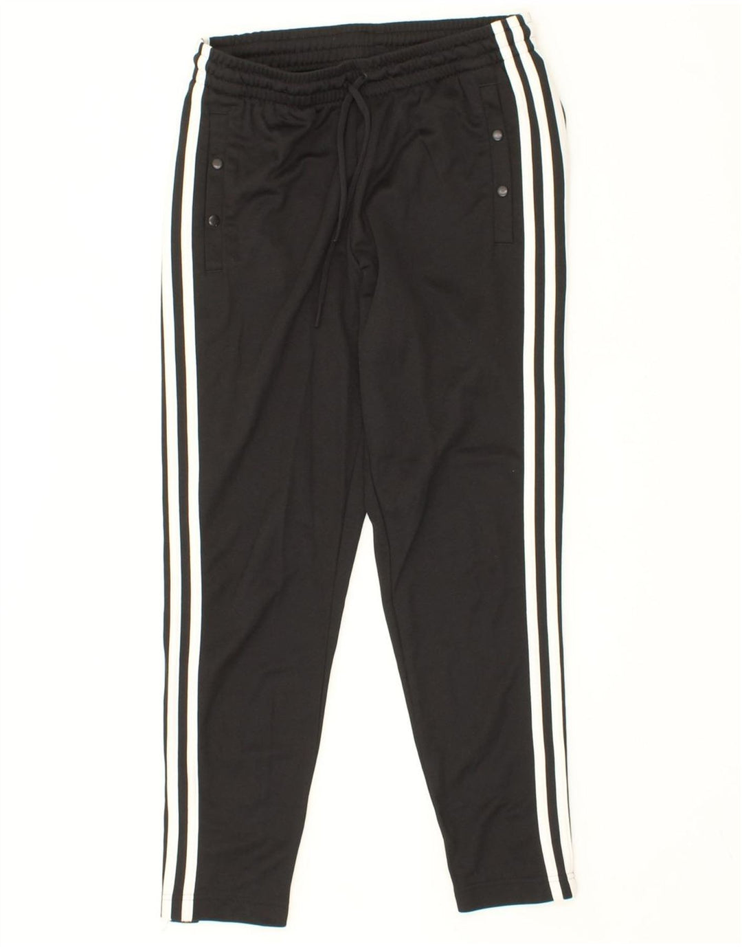 ADIDAS Womens Tracksuit Trousers  UK 8/10 Small Black Polyester Vintage Adidas and Second-Hand Adidas from Messina Hembry 