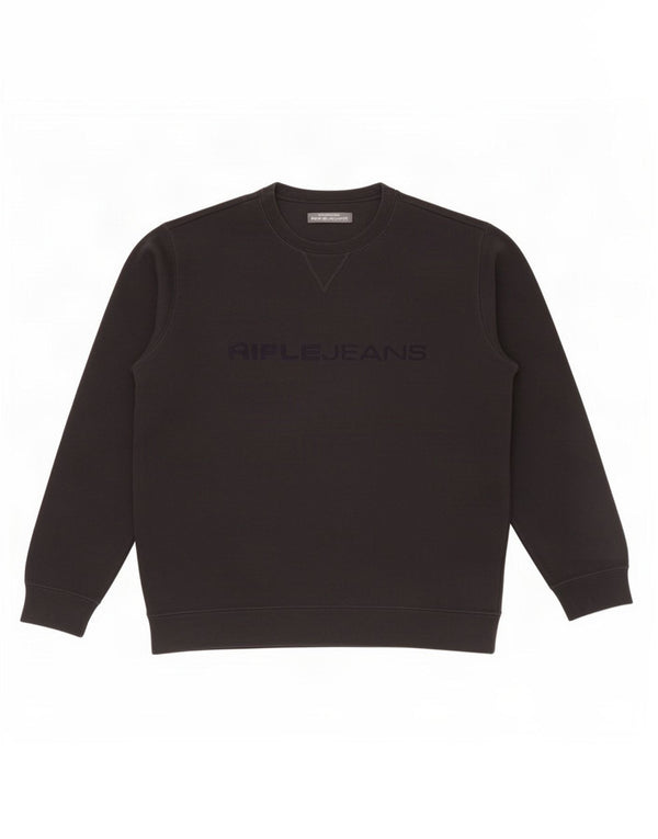 Felpa grafica da uomo Rifle Jumper XL Nera