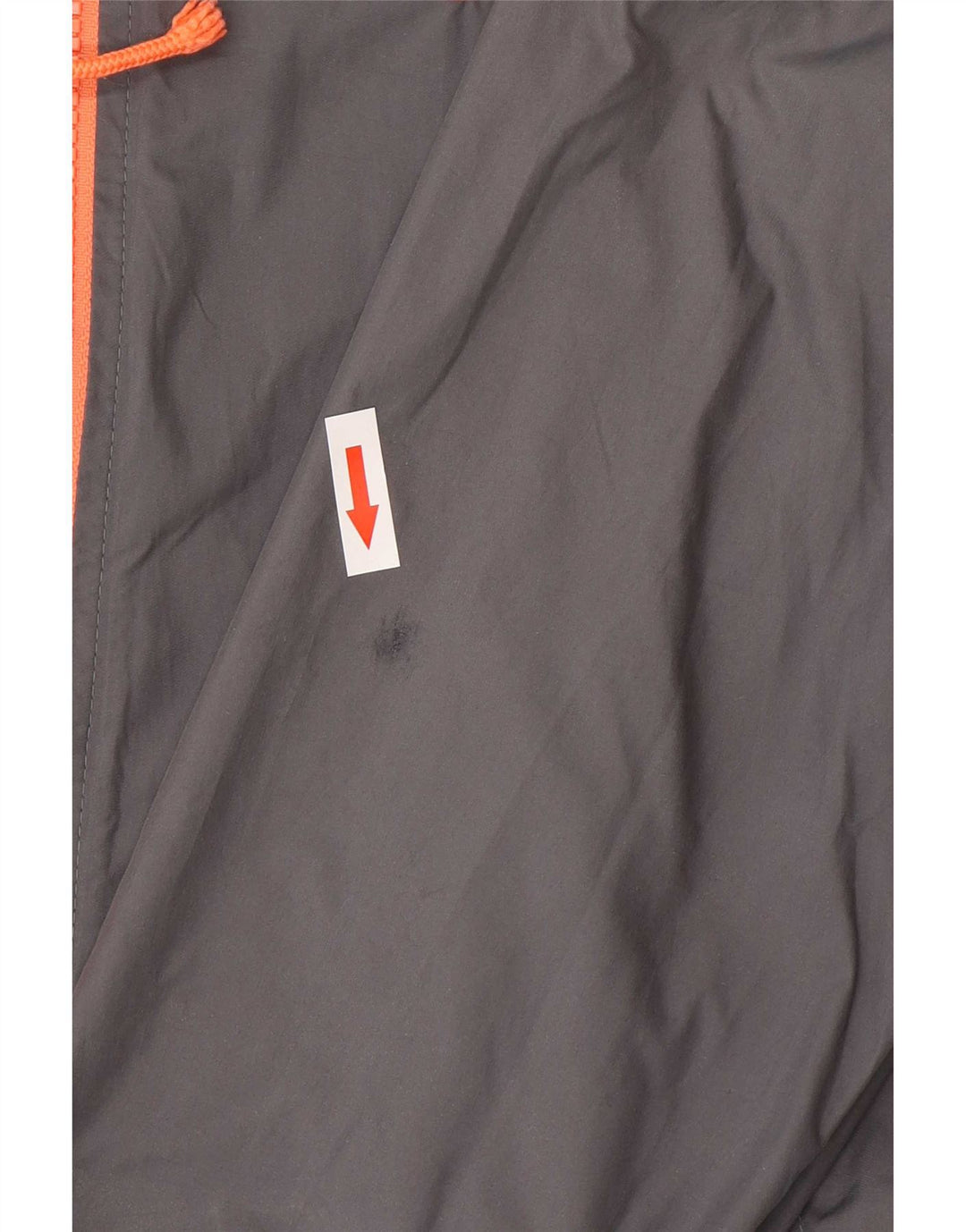 Giacca antipioggia con cappuccio da donna Nike UK 10 Small Grey Poliestere Sports