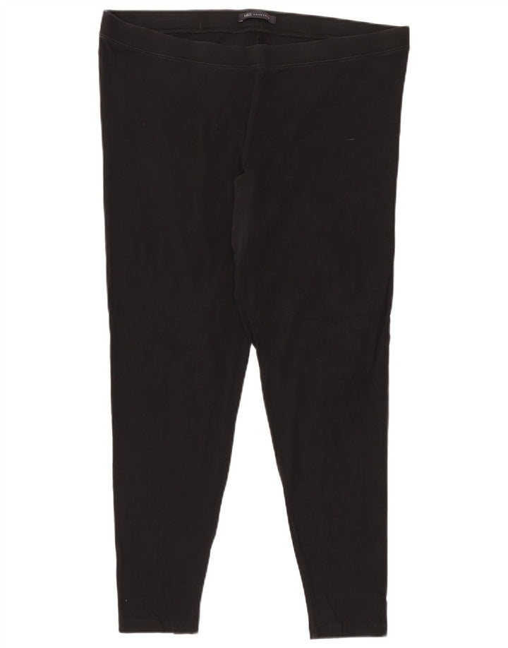 Leggings da donna Marks & Spencer UK 20 2XL Cotone nero