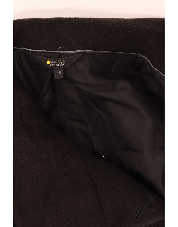 Soprabito da donna Marks & Spencer UK 14 poliestere nero medio