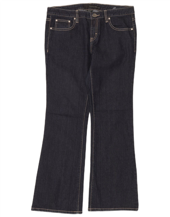 CALVIN KLEIN Jeans svasati da donna US 10 Medium W32 L30 Cotone blu navy