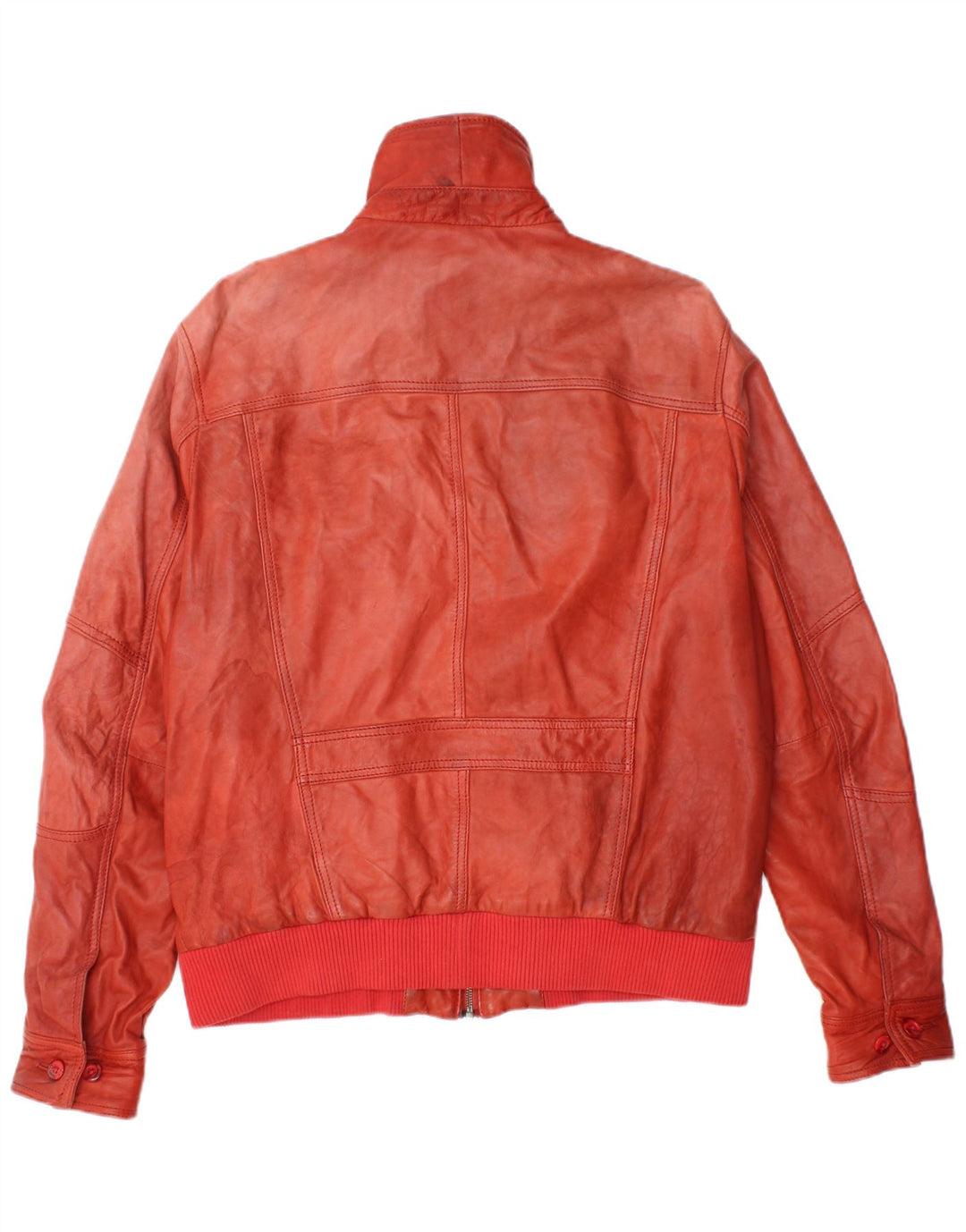 Giacca in pelle da uomo H.I.S EU 52 XL Pelle rossa