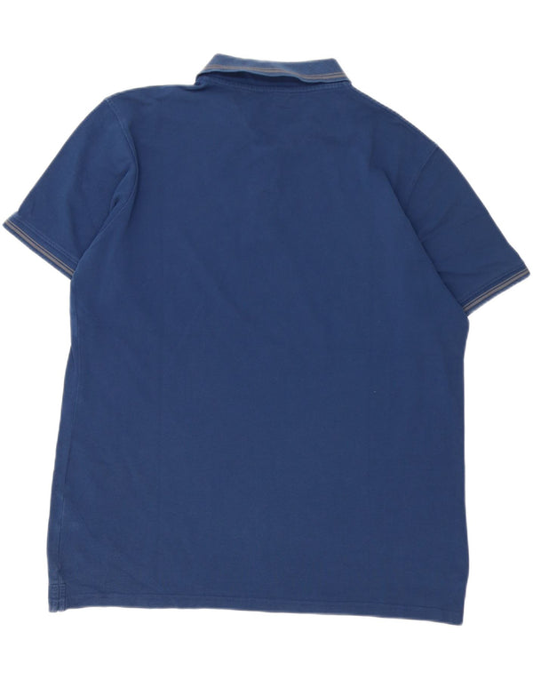 Polo da uomo Carrera 2XL in cotone blu