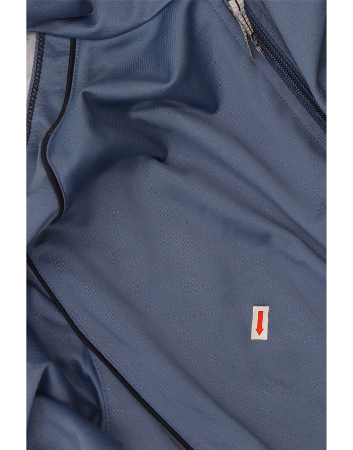 LOTTO Giacca da tuta da uomo, grande, in poliestere color block blu