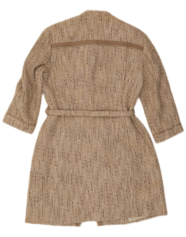 Cappotto da donna Hugo Boss UK 14 Cotone beige medio