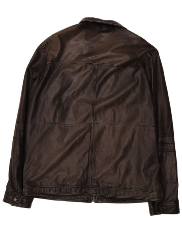 Giacca in Pelle Uomo Conbipel IT 56 2XL Nera