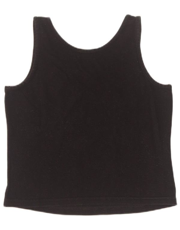 Top corto da donna Sergio Tacchini UK 10 piccolo nero