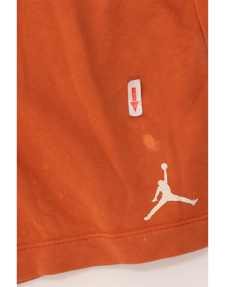 Pantaloncini sportivi grafici da uomo Jordan piccoli in cotone arancione