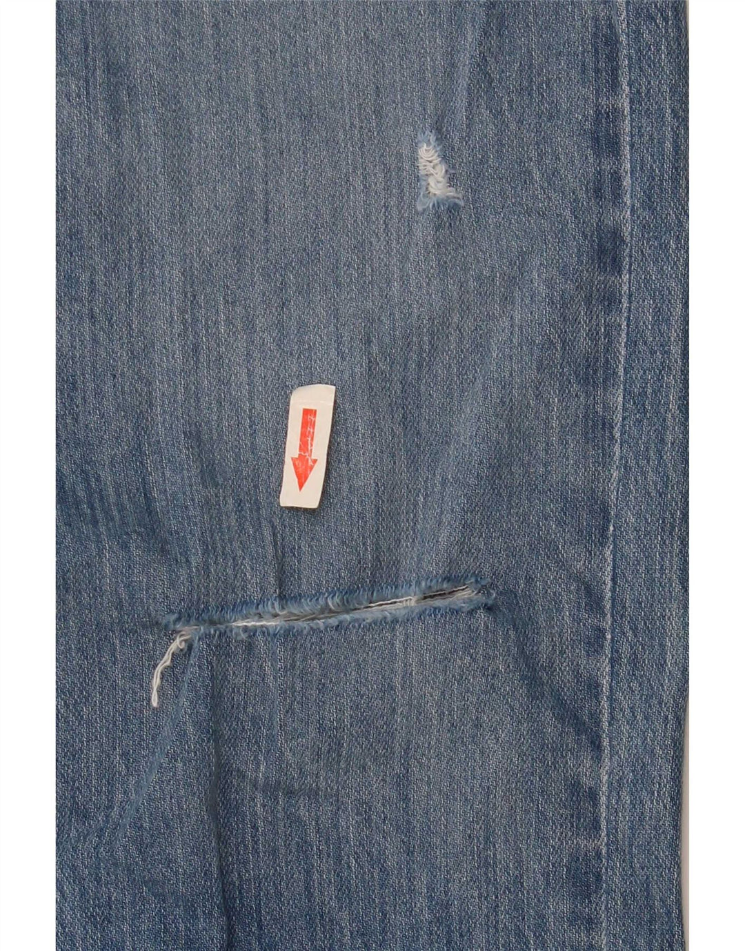 Jeans slim effetto invecchiato Lee da donna W27 L26 cotone blu