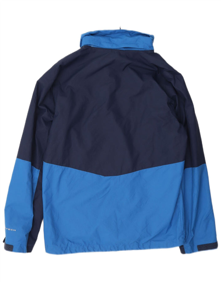 Giacca antipioggia Columbia Interchange da uomo UK 34 XS Blu Colourblock in poliammide