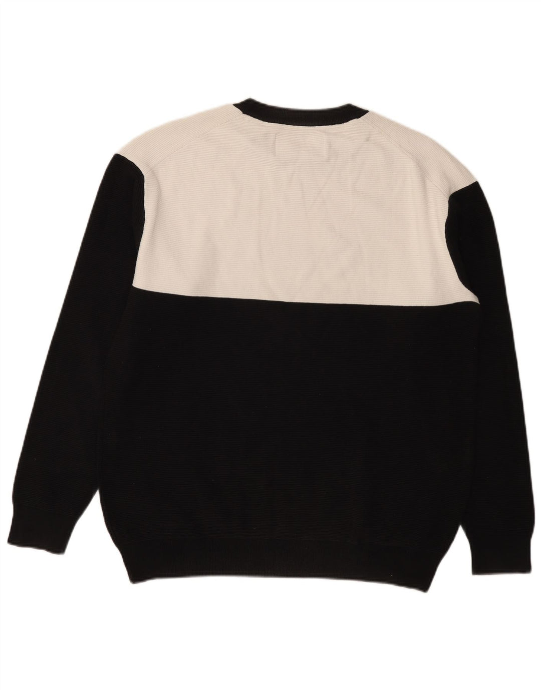 Calvin Klein Jeans Felpa grafica da uomo Maglione grande color block nero