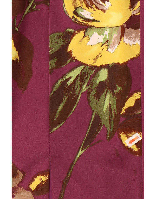 Abito tubino senza maniche da donna Coast UK 14 Acetato floreale viola medio