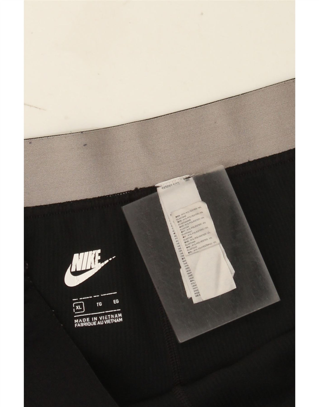 Leggings grafici da donna Nike UK 18 XL poliestere nero