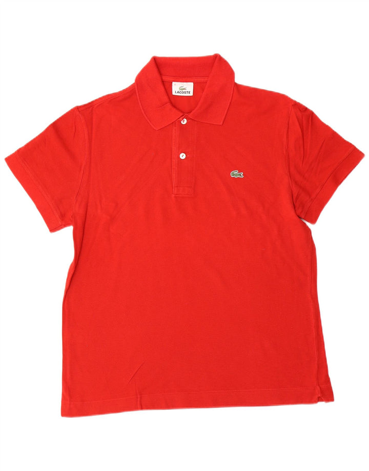 Polo da uomo LACOSTE taglia 4 media in cotone rosso