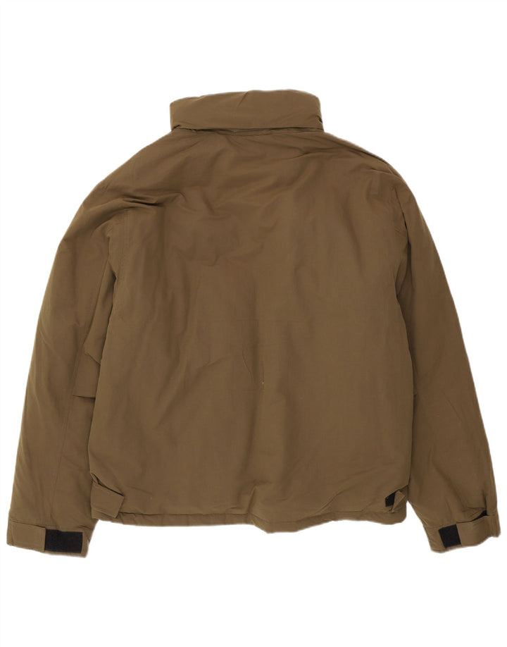 Giacca imbottita da uomo Eddie Bauer UK 42 XL nylon kaki
