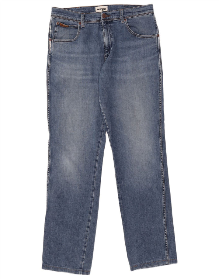 Jeans dritti da uomo Wrangler Texas W32 L31 cotone blu