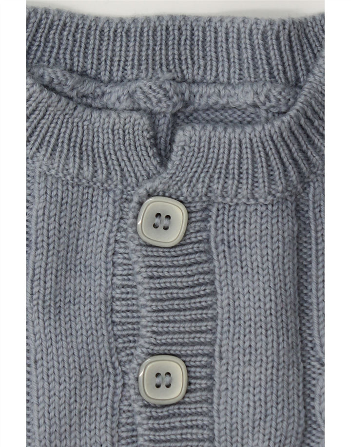 Maglione maglione girocollo da uomo vintage XL blu