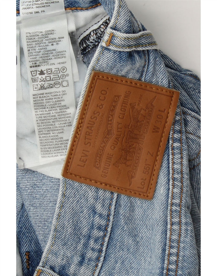 Levi's Uomo 551 Jeans dritti W30 L27 Cotone Blu