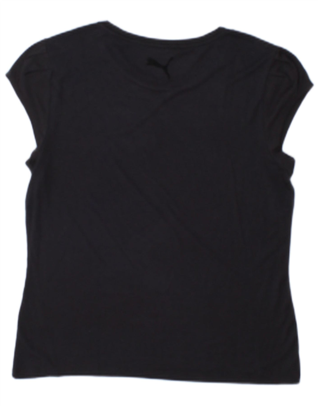Top trasparente da donna Puma UK 12 Viscosa geometrica blu navy media