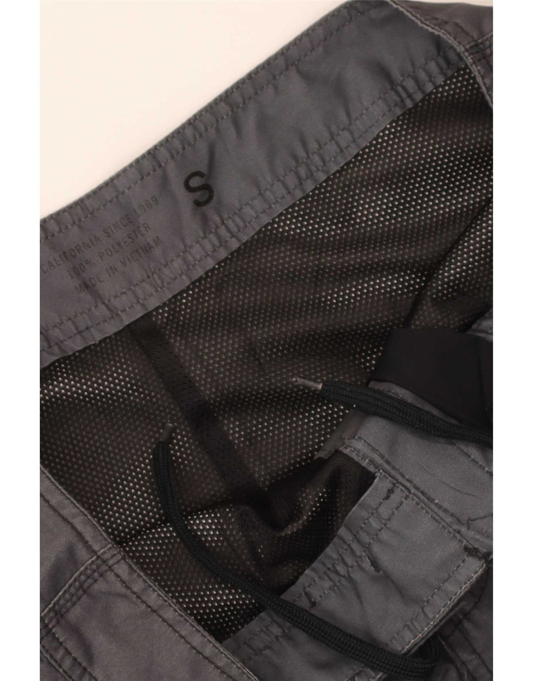 Gap Pantaloncini da bagno cargo da uomo Small in poliestere color block grigio