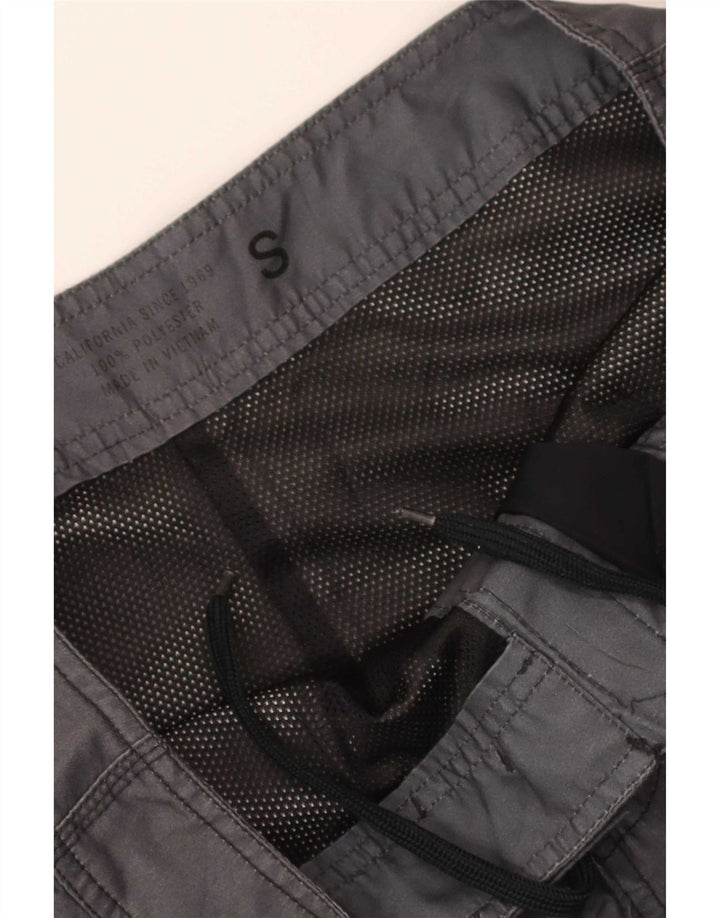 Gap Pantaloncini da bagno cargo da uomo Small in poliestere color block grigio