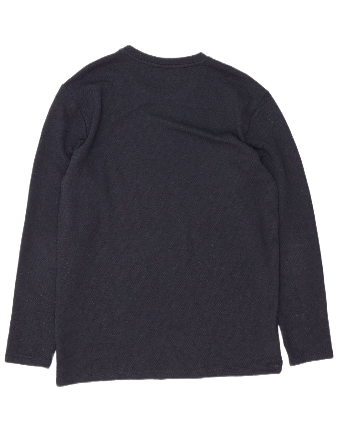 ZARA Mens Top Long Sleeve Medium Navy Blue