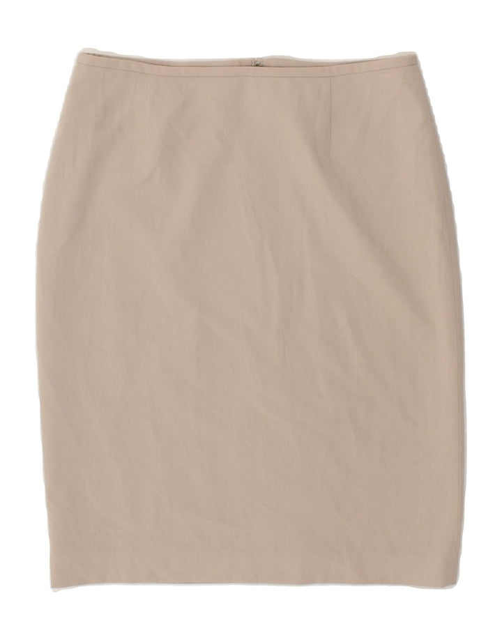 CALVIN KLEIN Womens Pencil Skirt US 6 Medium W28  Grey Polyester Vintage Calvin Klein and Second-Hand Calvin Klein from Messina Hembry 