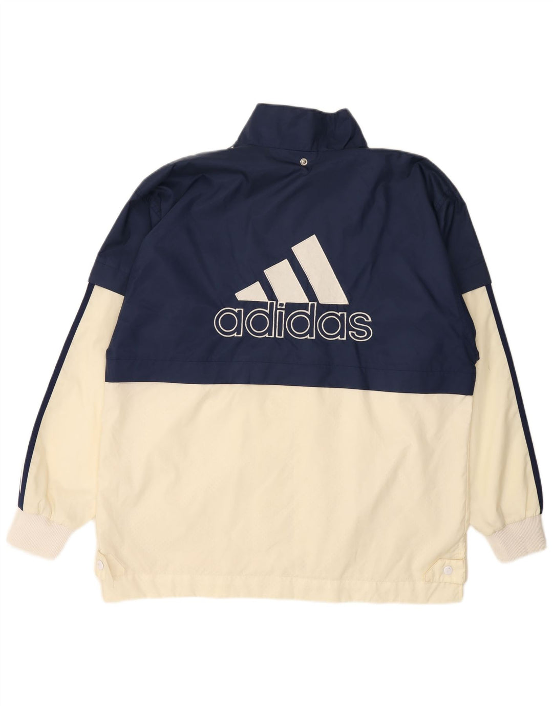 Giacca a vento da uomo ADIDAS UK 40/42 Medium Navy Blue Colourblock