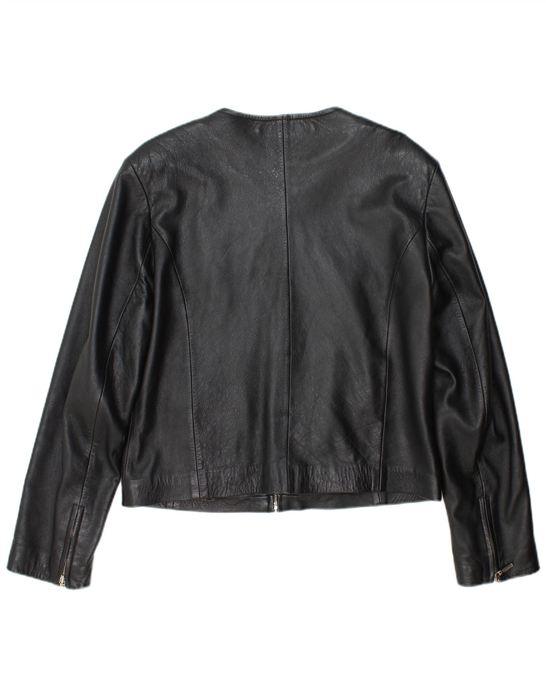 Giacca in pelle corta da donna RABERG EU 42 grande in pelle nera