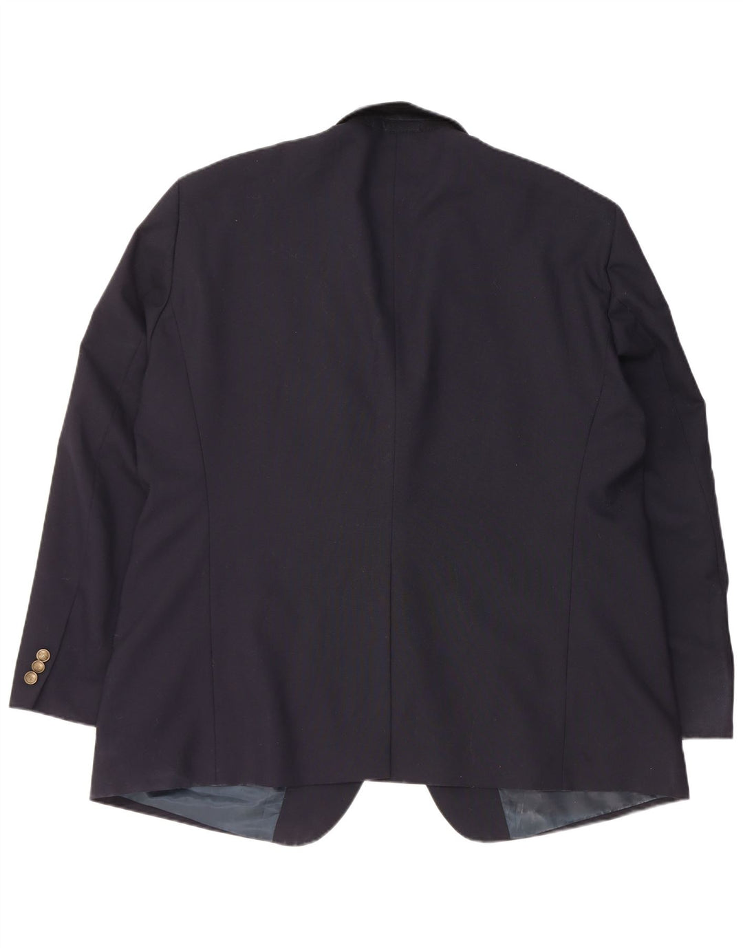 Giacca blazer da uomo a 2 bottoni Dockers IT 50 grande poliestere blu navy