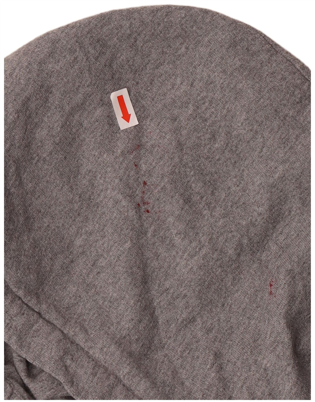 Felpa con cappuccio e zip grafica da uomo di Vans piccola in cotone grigio
