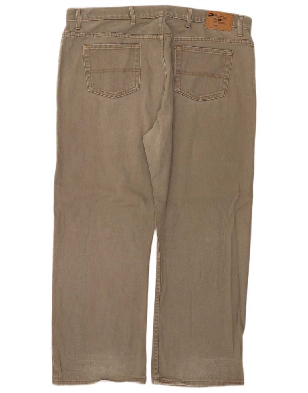 Pantaloni casual dritti da uomo Marks & Spencer W42 L29 cotone grigio