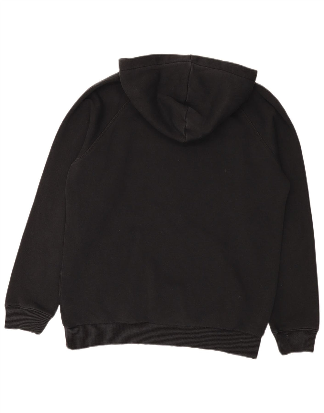 Felpa con cappuccio grafica da uomo Adidas, cotone medio nero