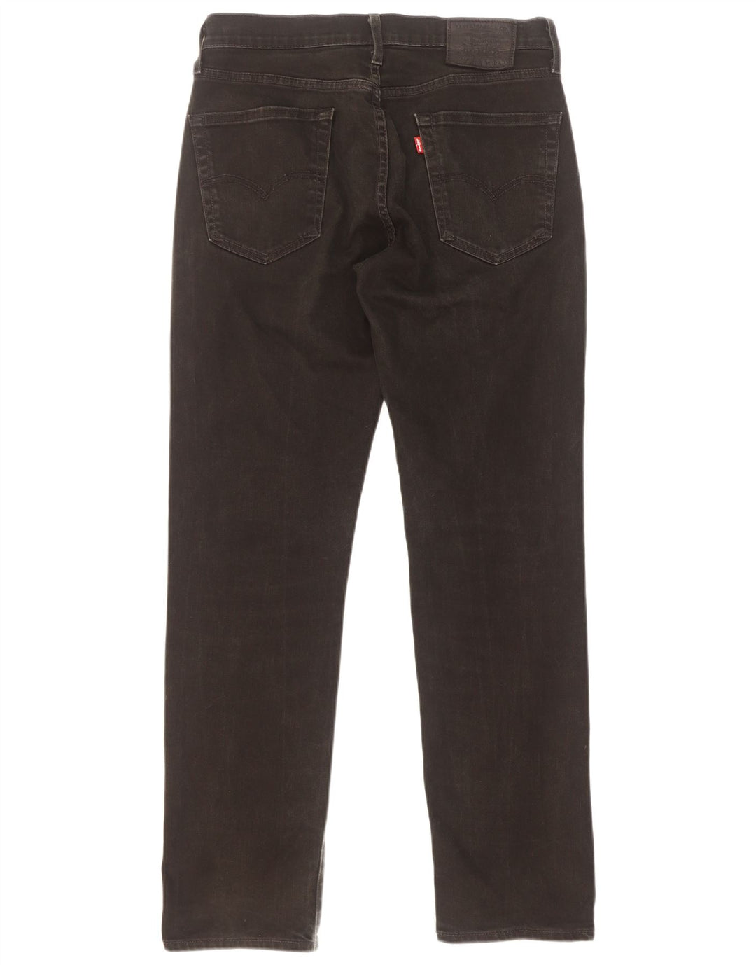Jeans dritti da uomo Levi's W30 L32 cotone nero
