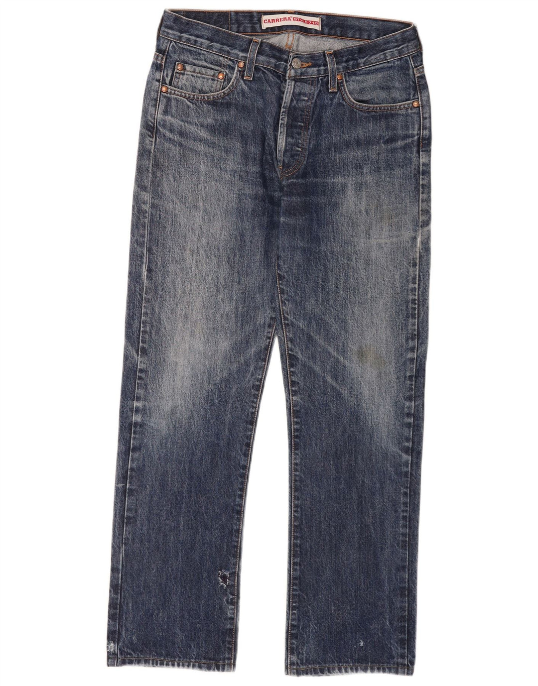 Jeans dritti da uomo Carrera W33 L28 cotone blu