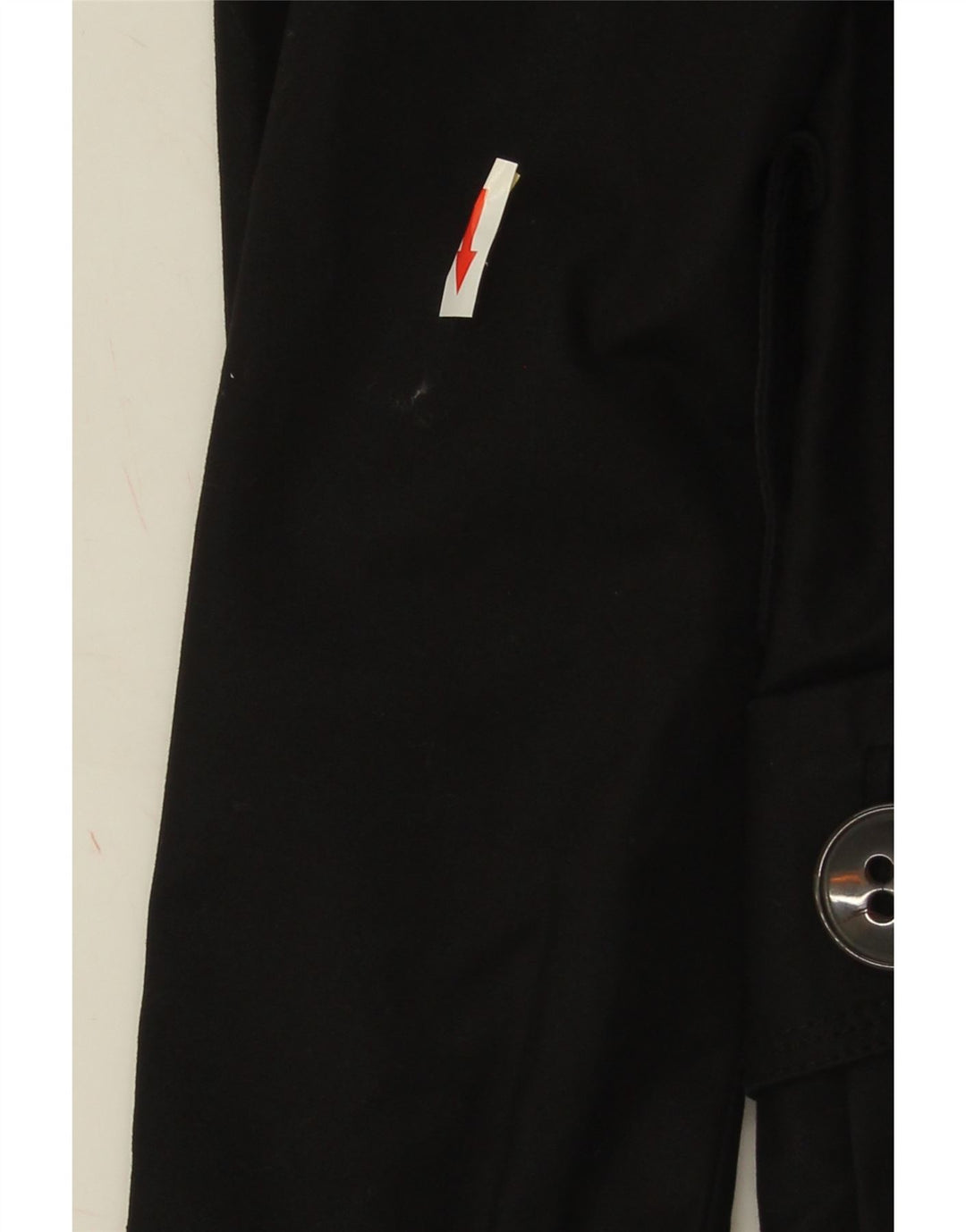 Trench da donna Zara UK 10 piccolo in cotone nero
