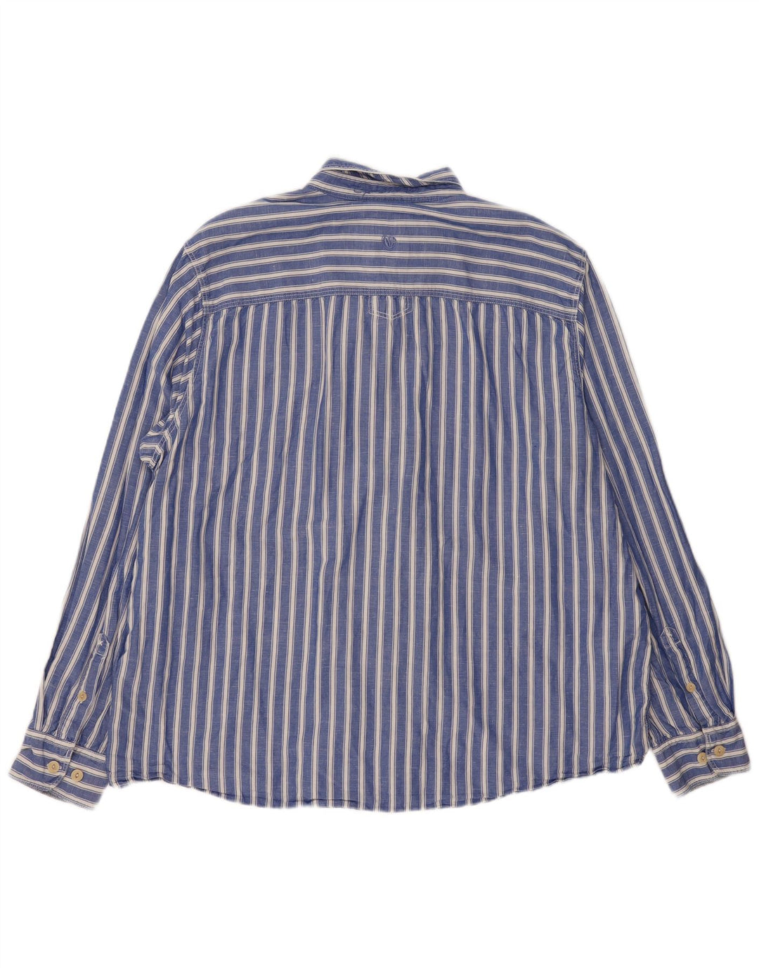 Camicia da uomo Fat Face 2XL Cotone a righe blu