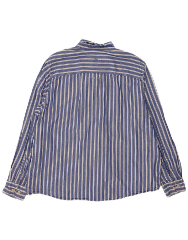 Camicia da uomo Fat Face 2XL Cotone a righe blu