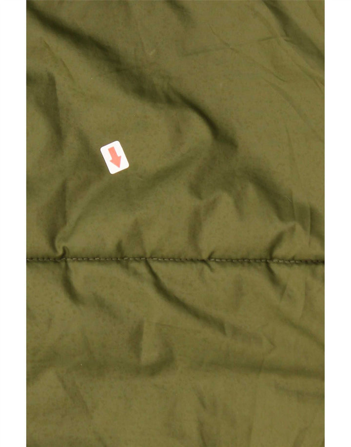 Giacca reversibile imbottita da donna Nike UK 12 poliestere verde medio