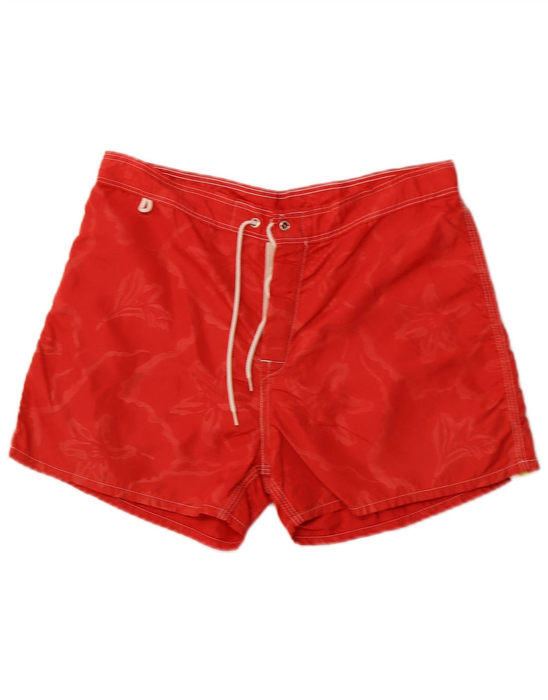 Pantaloncini da bagno da uomo Sundek Nylon floreale rosso medio