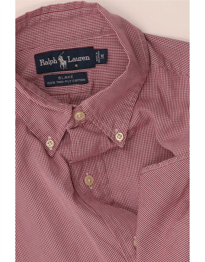 Camicia Ralph Lauren da uomo Blake vestibilità ampia in cotone a quadri rosa medio