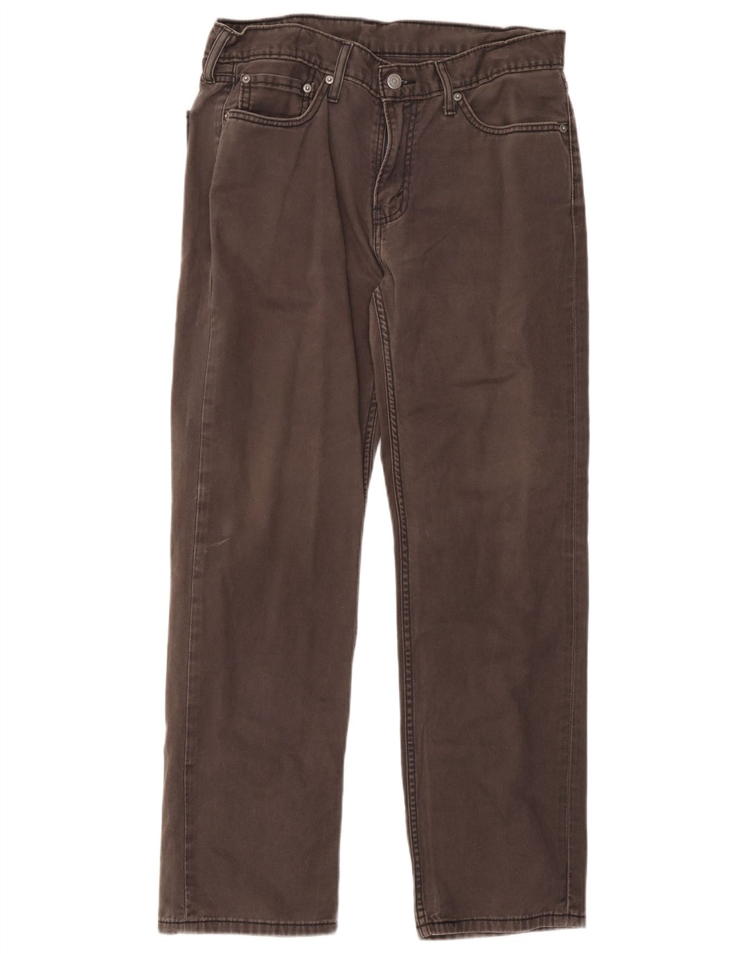 Levi's Uomo 514 Jeans dritti W33 L30 Cotone grigio