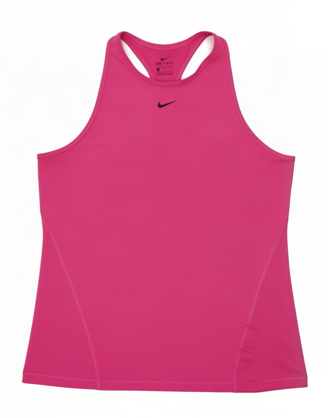 Canotta Nike Dri Fit da donna UK 14 grande rosa poliestere