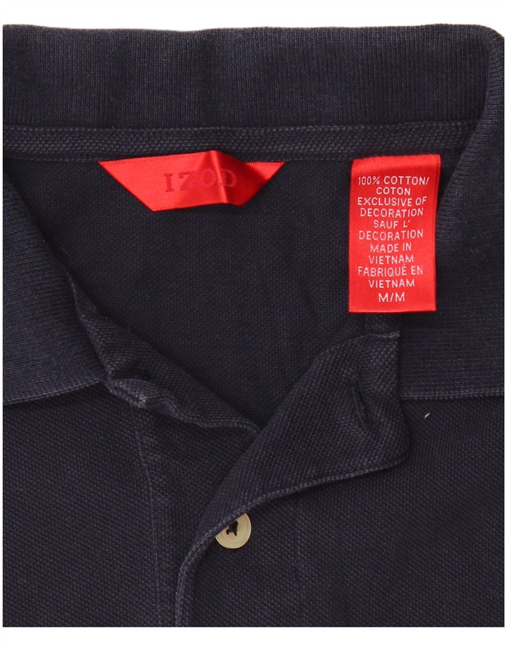 Polo da uomo IZOD in cotone blu navy medio