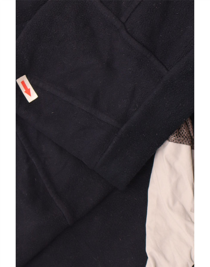 Giacca in pile grafica da uomo Helly Hansen UK 40 Large Blu Navy Colourblock